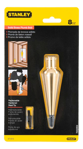 Plomada De Acero 8oz (226 G) 47-973 Stanley