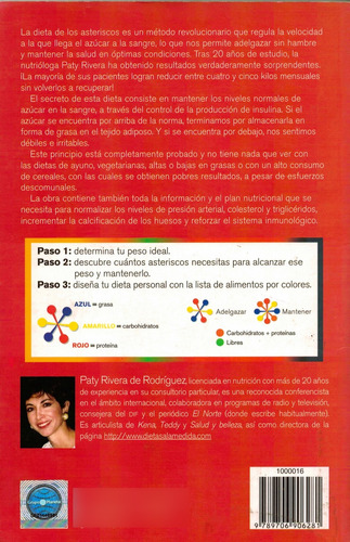 Dieta De Los Asteriscos. Paty Rivera, Mexico 2007 (17a) (Usado)