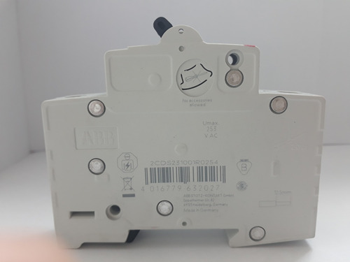 Interruptor Termomagnetico 1 Polo 25 Amp Sh201t-c25 Abb (Usado)