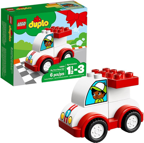 Lego Duplo 10860 My First Race Car 6 Pcs
