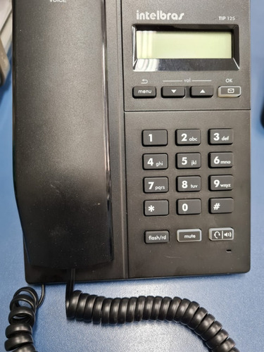 Telefone Ip Voip Tip 125i Poe Intelbras - Usado Com Fonte (Usado)