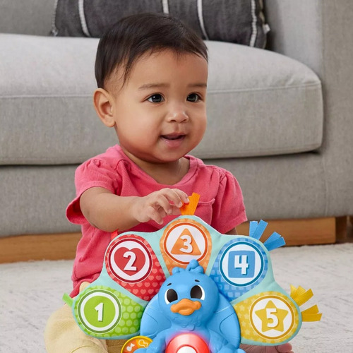 Fisher-price Linkimals Juguete Pavo Real Plumas Coloridas
