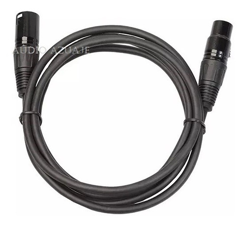 Cable Con Conexion Xlr-xlr (canon) Balanceado - 2 Metros