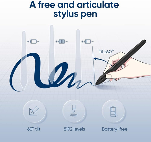Drawing Tablet-xppen Deco 01 V2 10x6.25 Inch Graphics Tab...