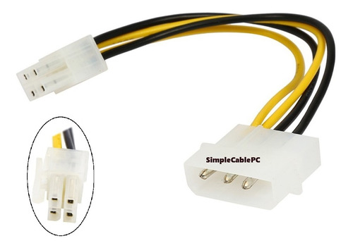Cable Molex A 4 Pin Atx P4 Cpu