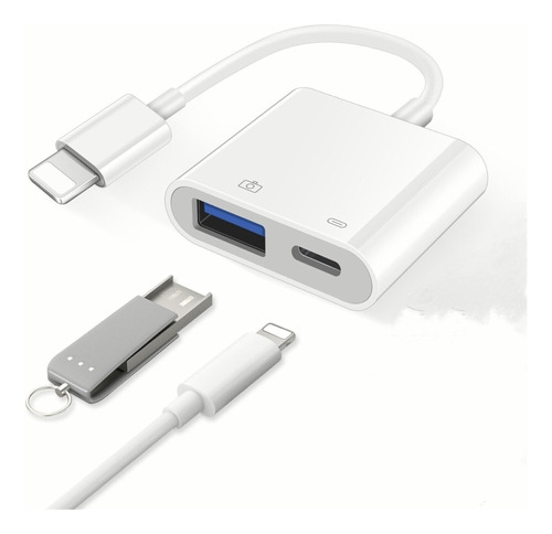 Adaptador/ Conector Lightning Usb 3.0 Camara iPad /iPhone 