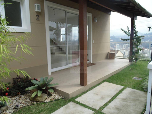 Casa Com 2 Dormitórios À Venda, 105 M² Por R$ 395.000,00 - Fazendinha - Teresópolis/rj - Ca0161