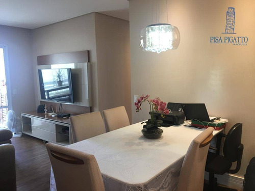 Apartamento À Venda, 86 M² Por R$ 640.000,00 - Residencial Art&life - Paulínia/sp - Ap1155