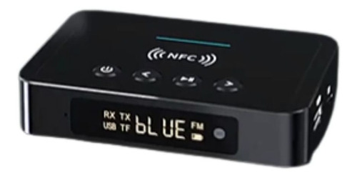Receptor Transmissor De Áudio Spdif Nfc Usb Fm Bluetooth 5.0