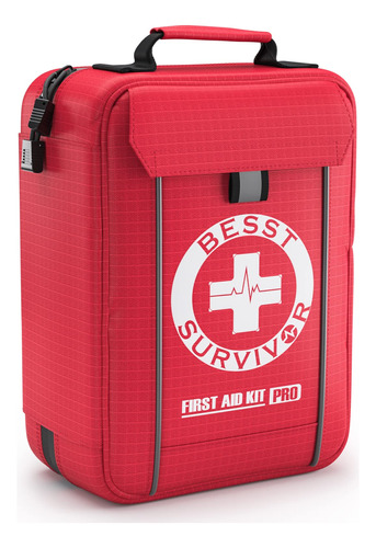 Besst Survivor Kits De Primeros Auxilios Premium, Compartime