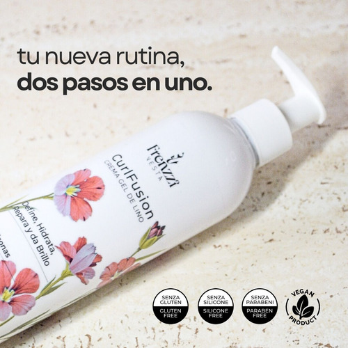 Frenzzi Crema Gel De Lino Curl Fusion 300ml Hidratante