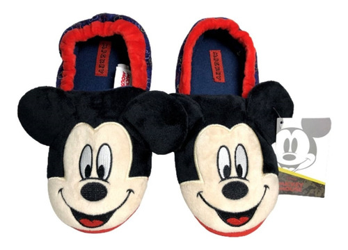 Pantufa Sapatilha Adulto Mickey Mouse Disney Tamanho 36/37