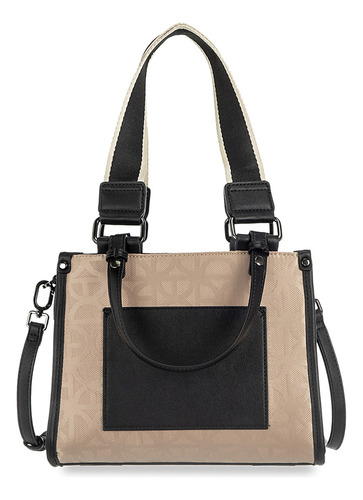 Bolsa Satchel Cloe Sirlania Chico I Color Beige
