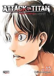 Manga Attack On Titán Ataque A Los Titanes N°15