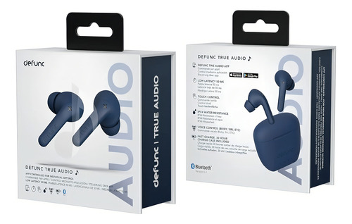 Audifonos Defunc True Audio Bluetooth 30 Horas Ipx4 Azul