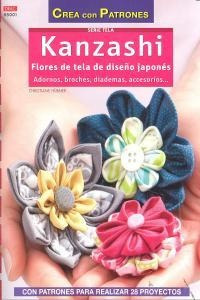 Kanzashi Flores De Tela Diseño Japones - Hubner,christiane