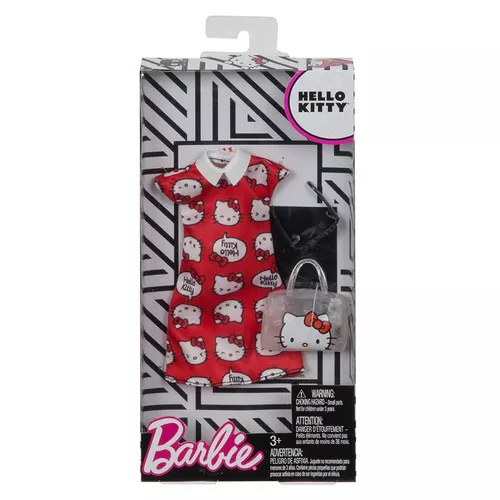 BARBIE - Roupas Hello Kitty - Camisola Vermelha