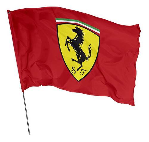 Bandeira Ferrari 1,45m X 1m
