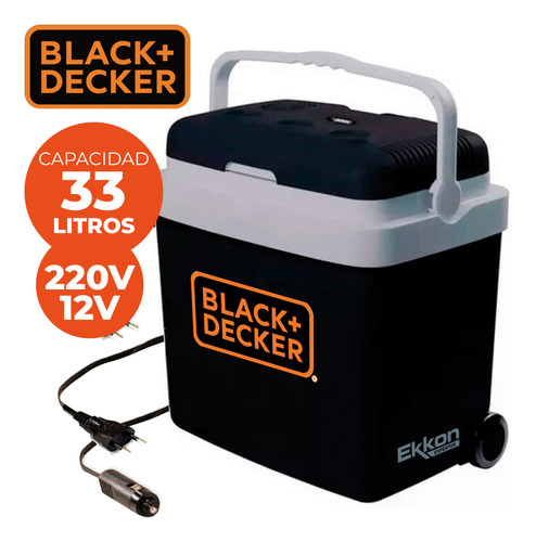 Heladera Frio Calor Black+decker 33 Litros 12v 220v Bdc33l