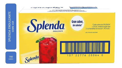 Splenda Sustituto De Azucar C/700 Sobres