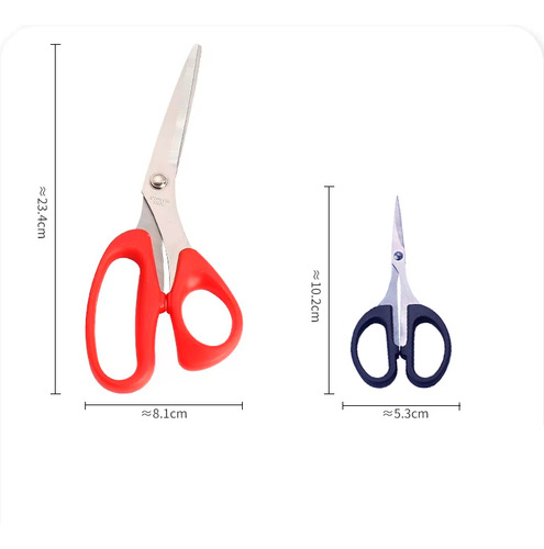 Set De Tijeras De Precisión Manualidades Costura 23 Y 10cm