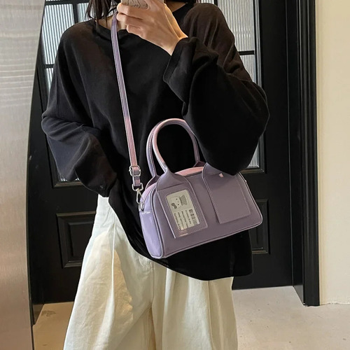 Bolso De Concha Simple Para Llevar A Mano 2025, Moda Coreana