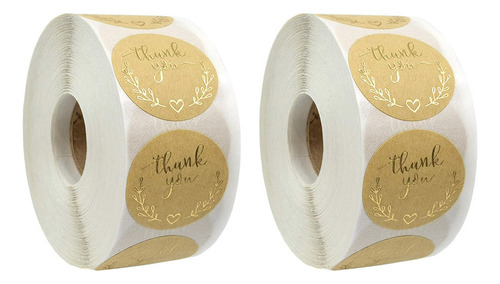 Pegatinas Para Fiestas Y Regalos De Boda, 2 Rollos