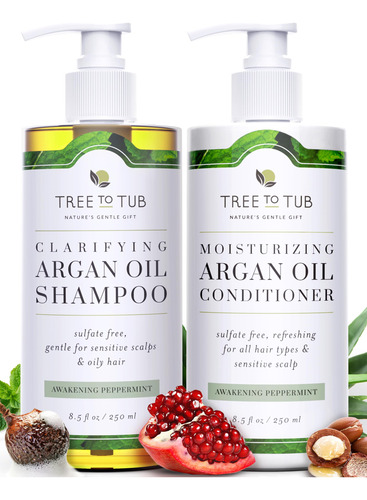 Conjunto De Shampoo E Condicionador Tree To Tub Sulfate Free