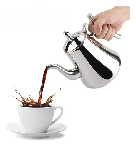 Tetera Con Infusor Acero Inoxidable Hervidor Agua 2 Litros