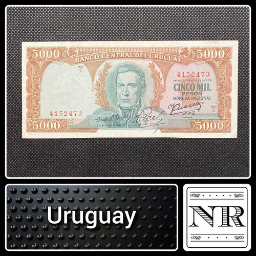 Uruguay - 5000 Pesos - Año 1967 - P #50 B