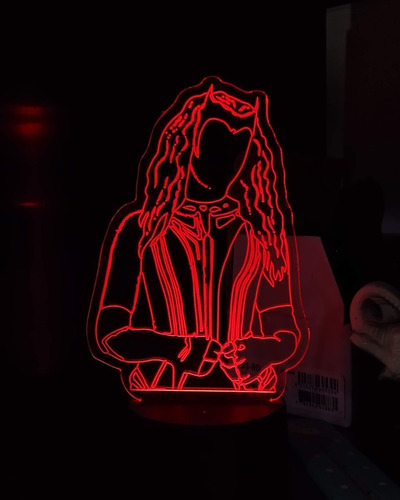 Lámpara Led Scarlet Witch - Bruja Escarlata - Wanda Vision 