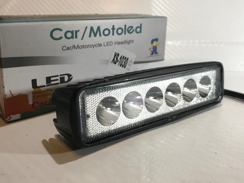 Foco Caminero 6 Leds 12v 18w Luz Potente Blanca Auto.x1 F412