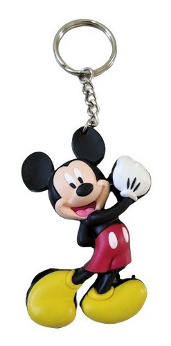 Llavero Disney De Mickey Mouse 8 Cm Largo