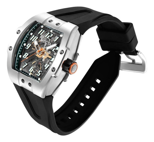 Reloj Automatico Invicta S1 Rally Diablo 43511 Negro Plateado Negro