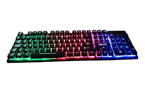 Kit Combo Gamer Teclado Memb + Mouse 6bot Backlight Njoytech