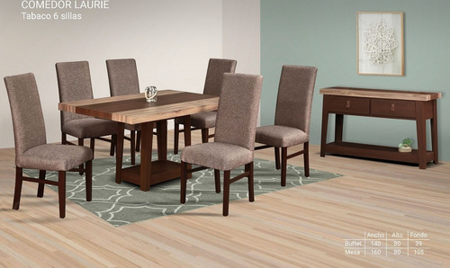 Imagen 2 de 5 de Buffet Laurie Tabaco Këssa Muebles
