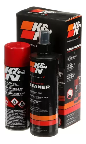 Kit de limpieza para filtros de aire K&N incluye aerosol de