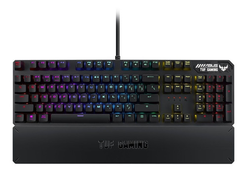 Teclado Mecanico Gamer Rgb Switch Blue Tuf K3 C/pad Backup