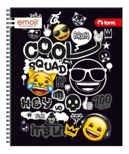 Pack Cuadernos Universitarios Torre Clásico Emoji 100h X10ud