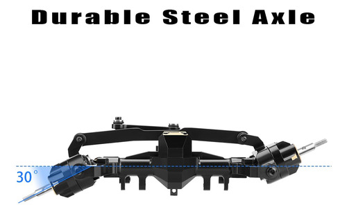 Eje Delantero Completo De Latón Para 1/24 Axial Scx24 Con