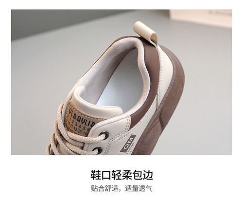 ) Zapatillas Informales Con Suela Gruesa Y Zapatos Con