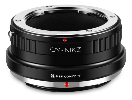 Lente K&f Contax Yashica Con Montura Cy Para Cámara Nikon Z6