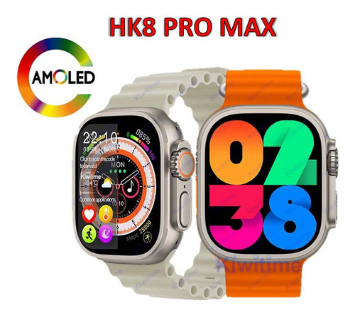 Smartwatch Hk8 Pro Max Amoled Chat Gpt 2023