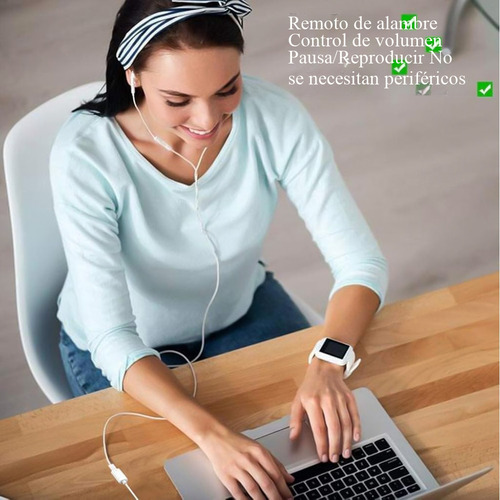 Adaptador Audifonos Lightning A Type C
