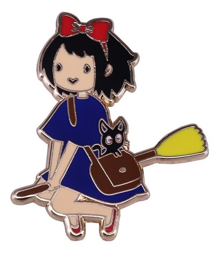 Ghibli Kiki's Delivery Metal Broche Pin Anime Hayao Miyazaki