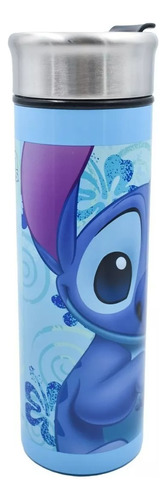 Termo P/cafe Doble Pared Stitch Disney Acero Inoxidable430ml