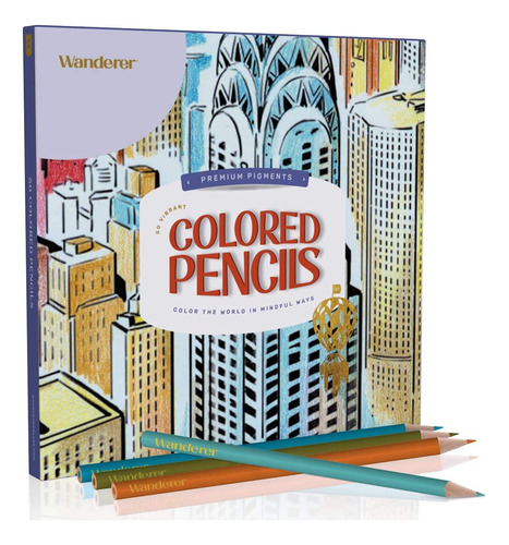 Lpices Para Colorear Para Adultos, 50 Lpices De Colores Para