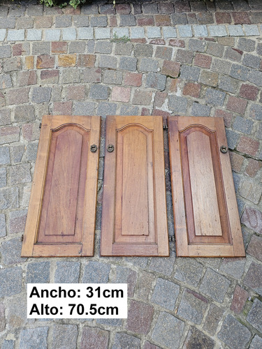 19 Puertas De Algarrobo - Alacena - Bajo Mesada Marrón (Usado)