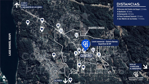 Venta Local Comercial De 62m2 Sobre La Avenida Principal Galería Bernas El Cruce Villa La Angostura