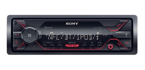 Autoestéreo Sony Dsx-a410bt Bluetooth Aux Usb Control De Voz